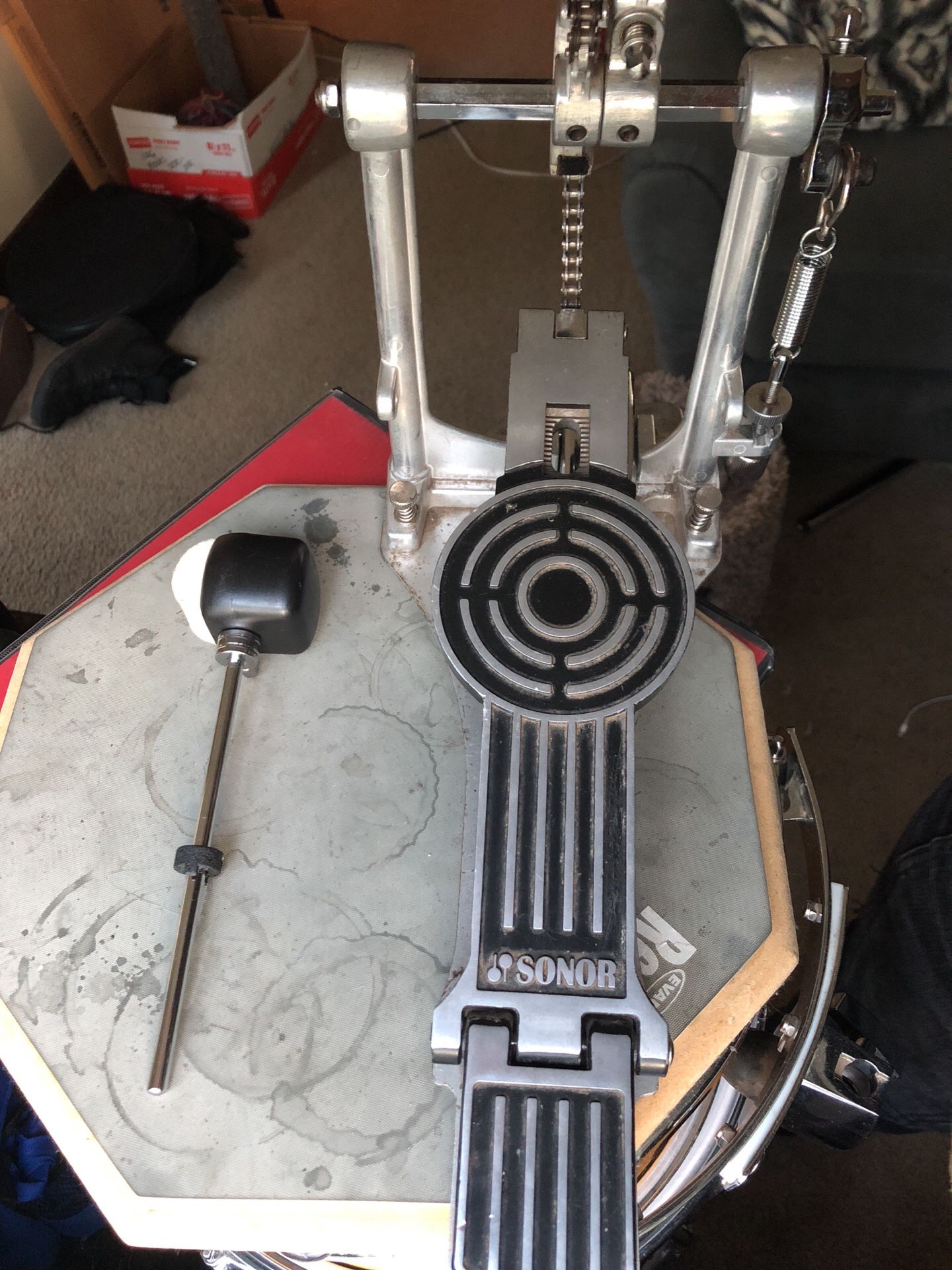 Sonar Flat Plate Bass Drum Pedal.