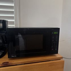 black microwave 