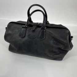  Vintage Holland Brothers Weekender Duffle Bag Hinge Top