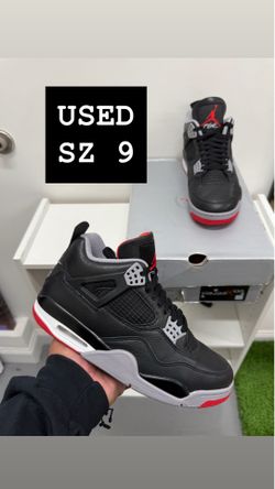 USED Air Jordan 4 Bred reimagined SZ 9
