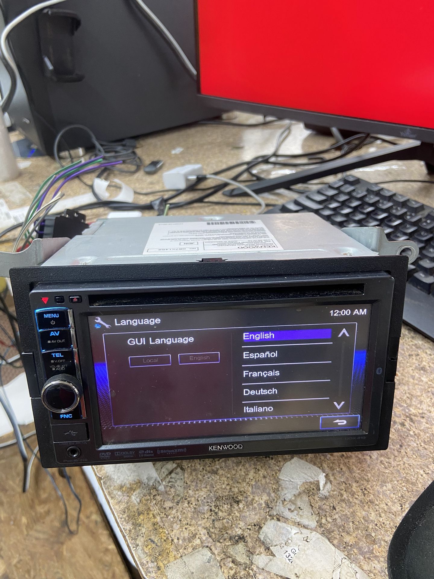 Kenwood DDX419 Double Din Car Radio Bluetooth 6.1inch