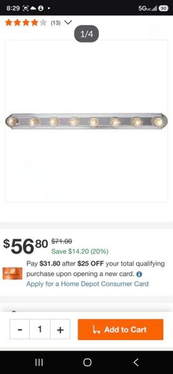 (2) 8 blub light bars