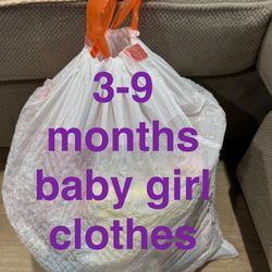 3-9 Months Baby Girl Clothes