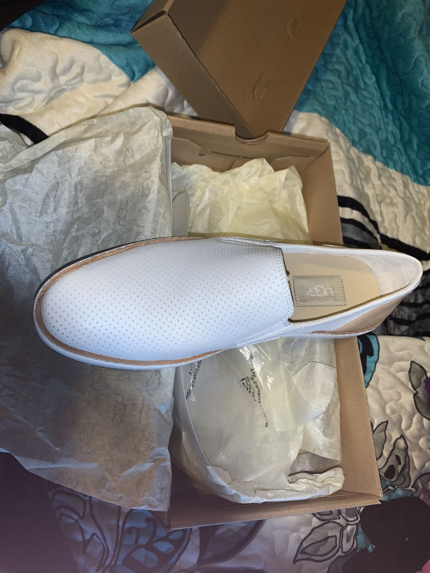 UGG white slip-on Women’s shoes