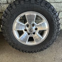 Set of 4 Tires and Rims All Terrain 