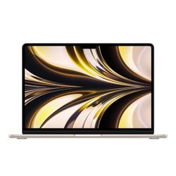 Apple - MacBook Air 13.6" Laptop - M2 chip Built for Apple Intelligence - 8GB Memory - 256GB SSD -Starlight 