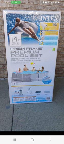 INTEX PRISM FRAME 14 Ft X 42". PREMIUM POOL SET