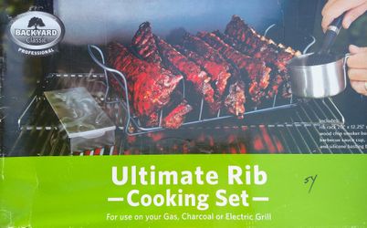 Brand New In Box/ Unused Rib Cooking Set