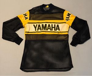 Vintage Viking Yamaha Motocross Mesh Moto MX Jersey 70s 80s Made In USA