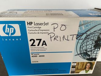 HP laser jet print cartridges in NEW boxes