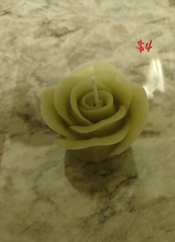 Unscented Rose Candles