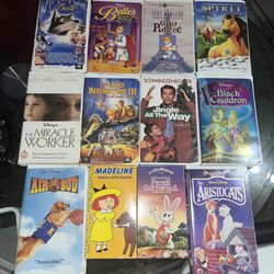 VHS Tapes Classics Childhood Movies 