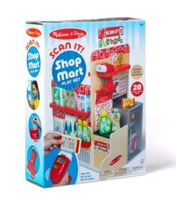 New Melissa & Doug Wooden Scan It Shop Mart Play Set Playset Toy