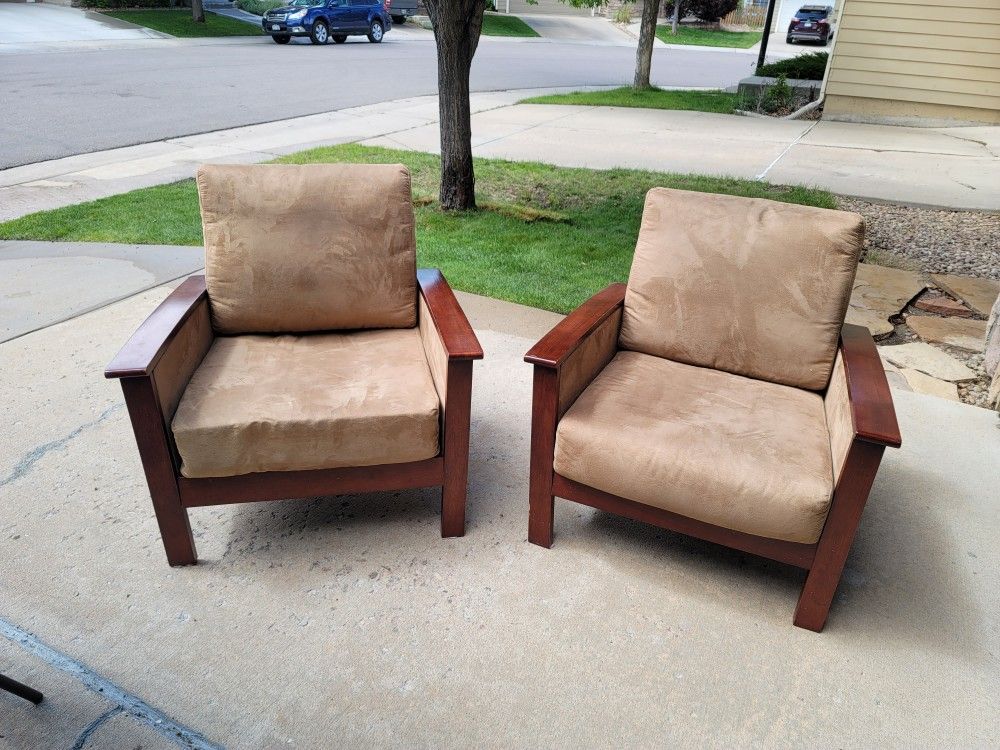 2 Mission Style Chairs