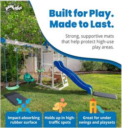 Rubber mat for Swingsets and Slides