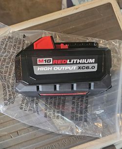 New, Nueva,   Milwaukee
M18 18-Volt Lithium-Ion High Output 6.0Ah Battery Pack (2-Pack)