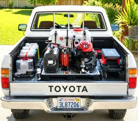 Carwash Equipment mobile Detailing skid.Equipo de Carwash