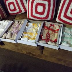 Newborn Baby Girl Crochet  Outfit 