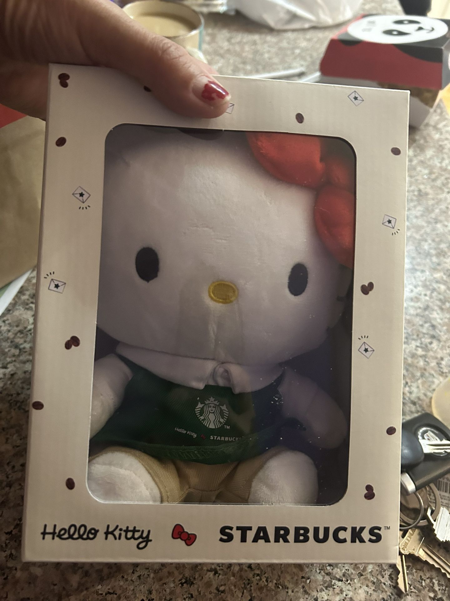 Hello kitty Star Bucks Plush Doll