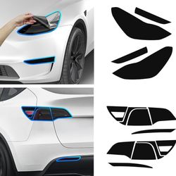 Tesla Model Y Complete Headlight Film Set
