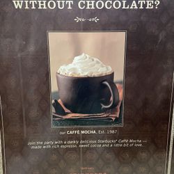 Starbucks Posters, Collectible, Very Good Condition $75 Each