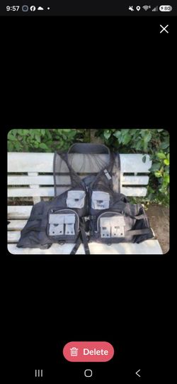 Fishing/floatation vest, size 4 - 6 XL