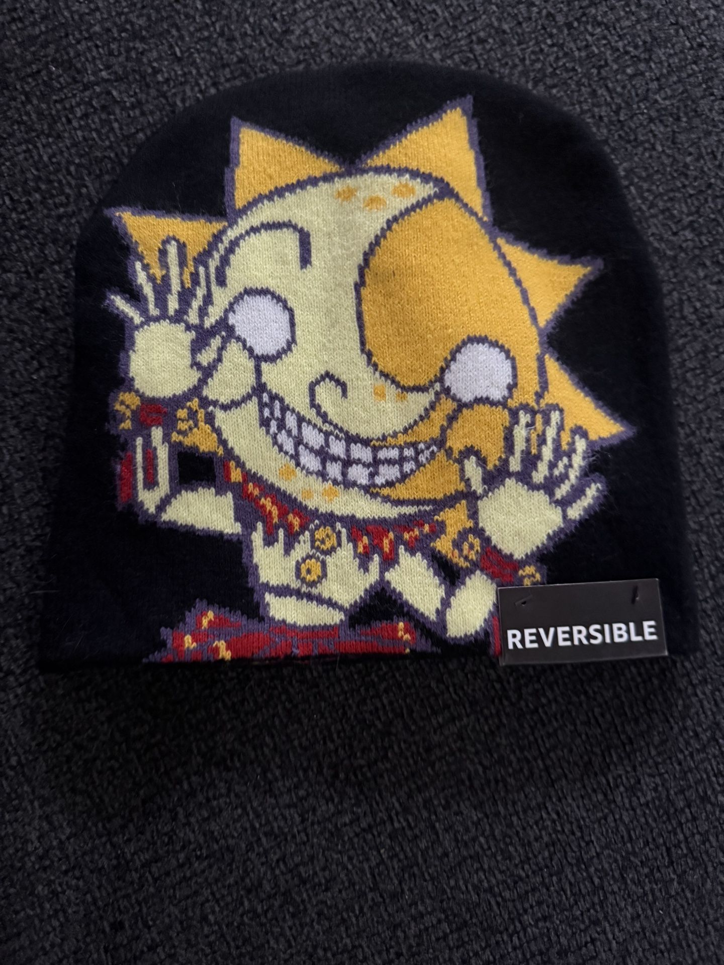 Five Nights At Freddys Sun And Moon Reversible Beanie