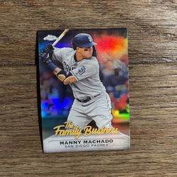 Manny Machado 2019 Topps Chrome The Family Business