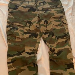Men Camo Cargos 