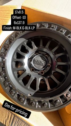 NEWWW KMC IMS 17x8.5 RIMS 