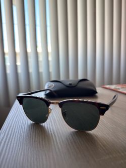 Rayban Clubmaster Polarized Tortoise Green Lens