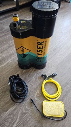 Geyser shower 12v