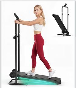 FUNRAY Non-Electric Manual Treadmill - Dual Flywheel Incline
