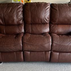 Electric Couch Leather Recliner 