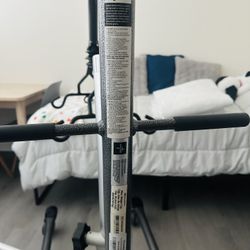 Original Medline Full Body Sling (MDS88200SL) in blue, high-strength and washable. NEW Medline Hydraulic Patient Lift (400 lbs Capacity) + Full Body S