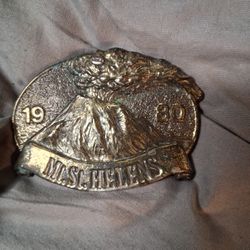 Vintage Collectable Mt.Saint Helen's Belt Buckel  