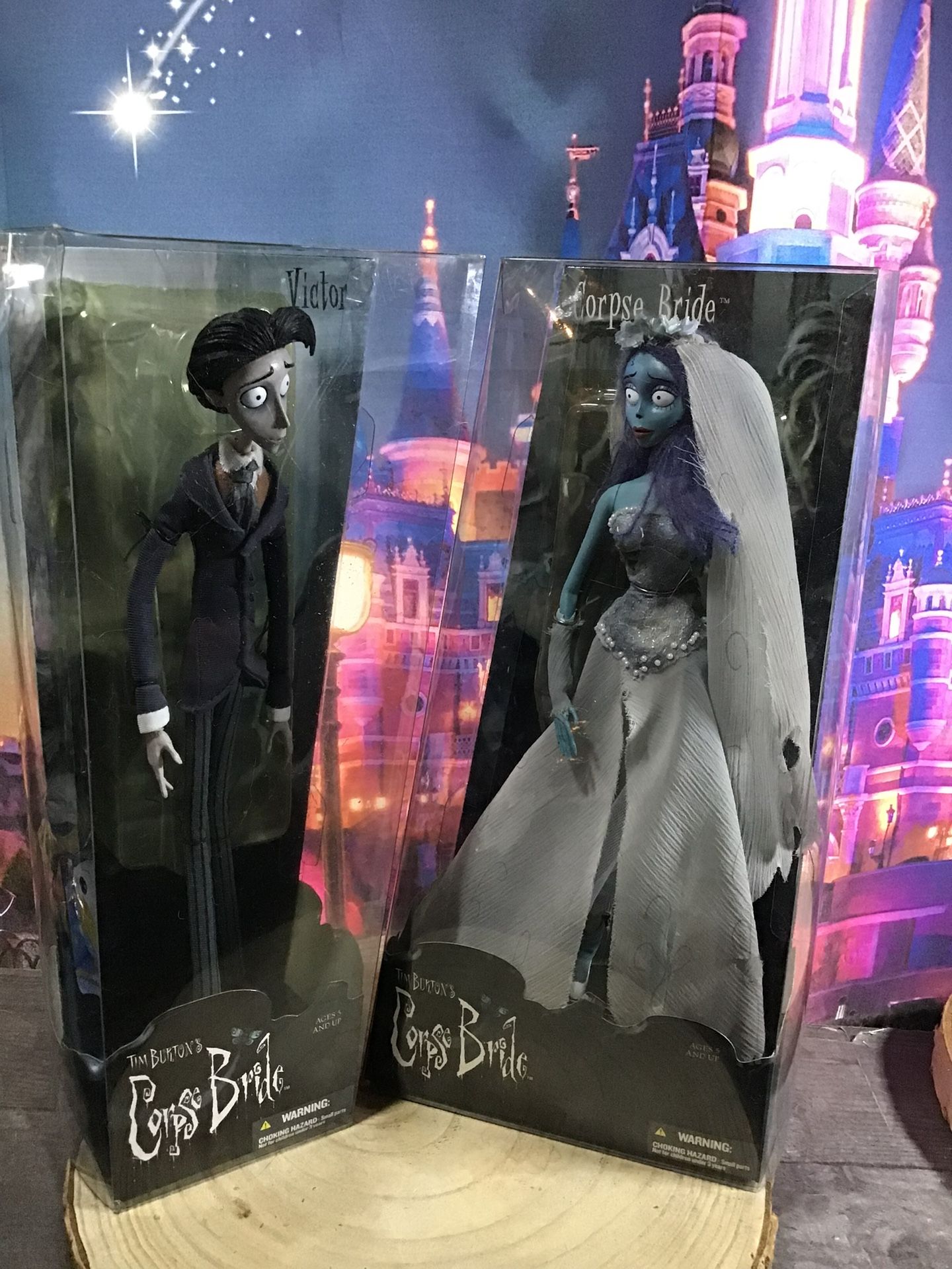 Tim Burton’s Corpse Bride Victor & Bride Doll McFarlane Toys -NEW