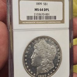1899 MS64 DMPL Morgan Dollar 