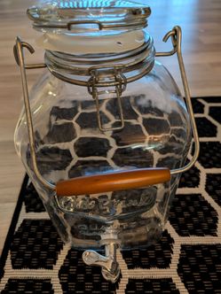 Large glass jar