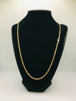 14k SOLID ROPE CHAIN