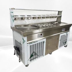 NSF two pan fried ice cream roll machine KO2000P-72

