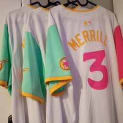 Brand New MLB Nike San Diego City Connection Padres Jersey S(XXL)