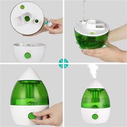 New E-Macht Small Plant Nozzle Humidifier Up to 12 Hours 1L Air Humidifier With Optional Night Light