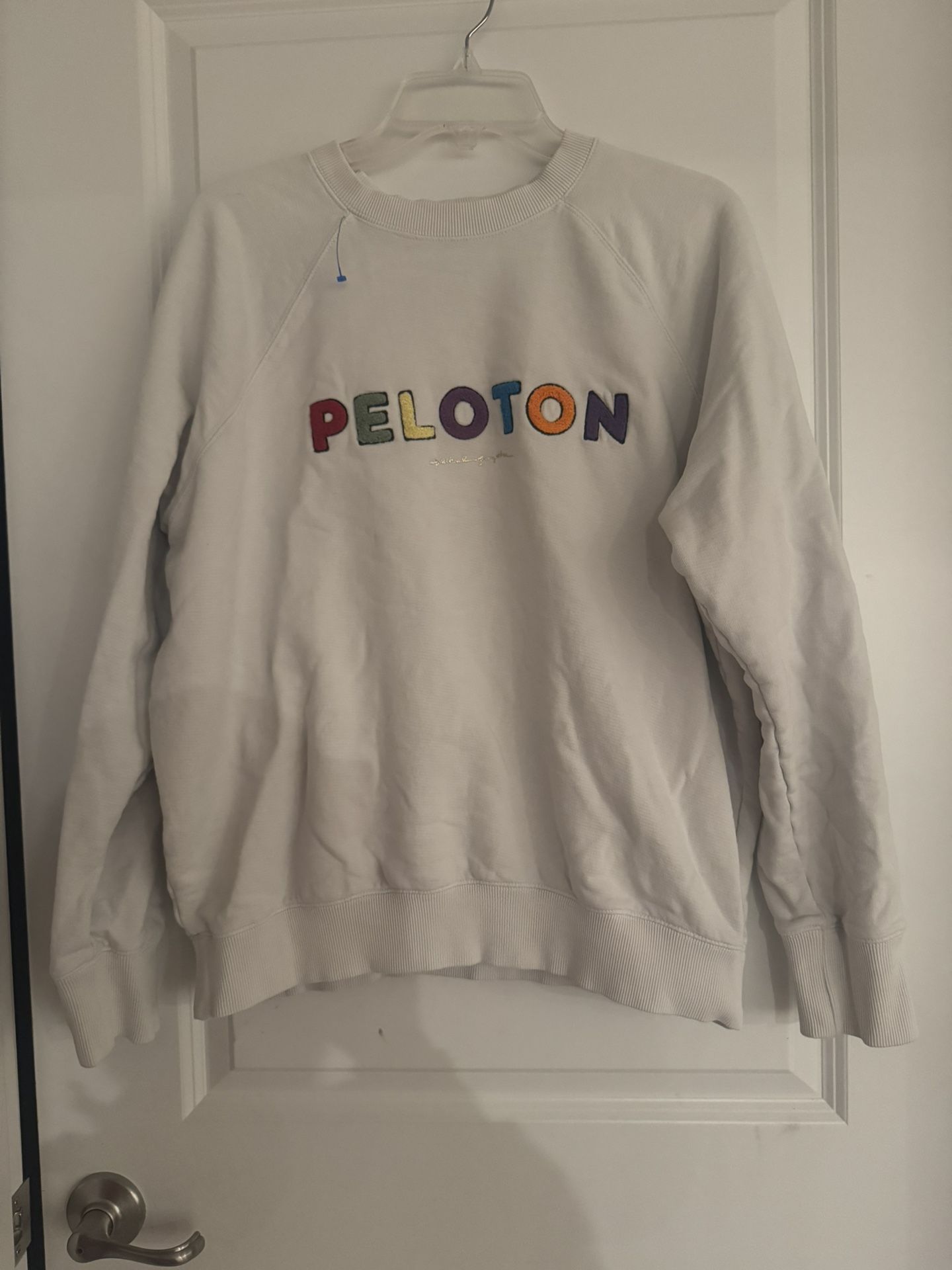 Peloton White Women's Sweatshirt size xl
