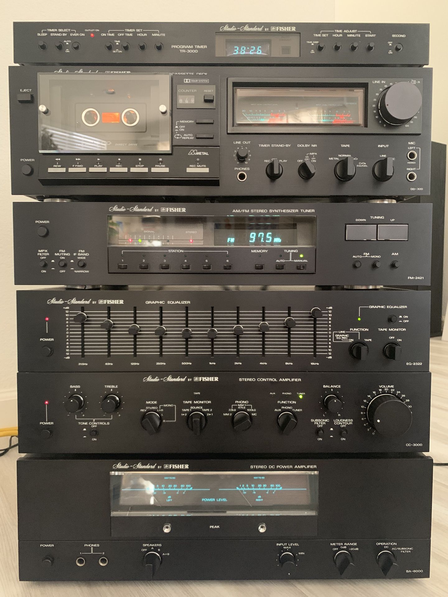 Fisher Studio Standard Component Stereo System (1981)