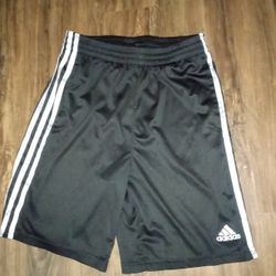 Adidas Youth Large Shorts Black/White