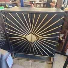 Black, Art Deco medium size Cabinet