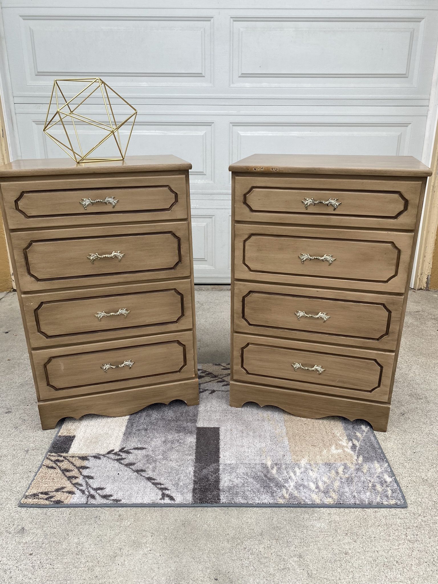 2 Small Vintage Dressers