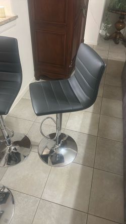 Bluish gray bar stools