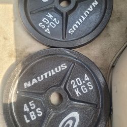 45lbs Olympic Weights 